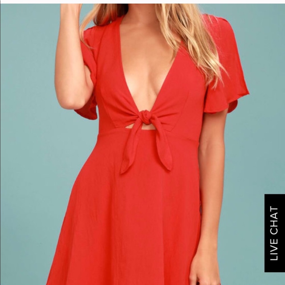 Lulu’s Red Dress Small